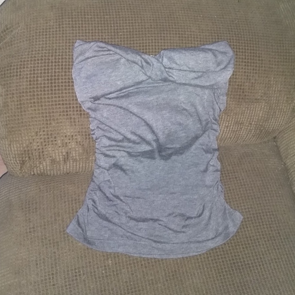 Gray tube top